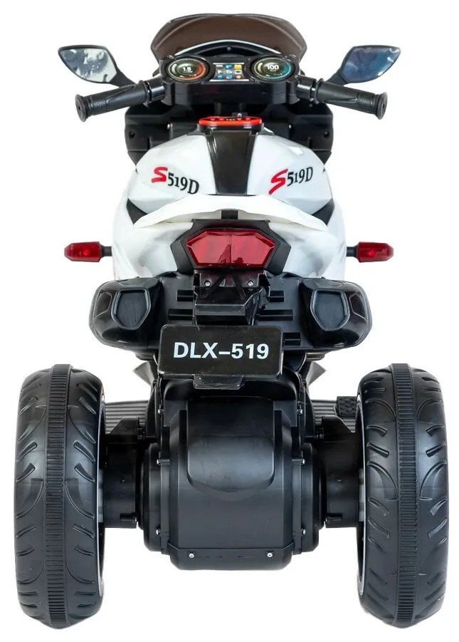 Baby Mix Detská elektrická motorka Rare, biela