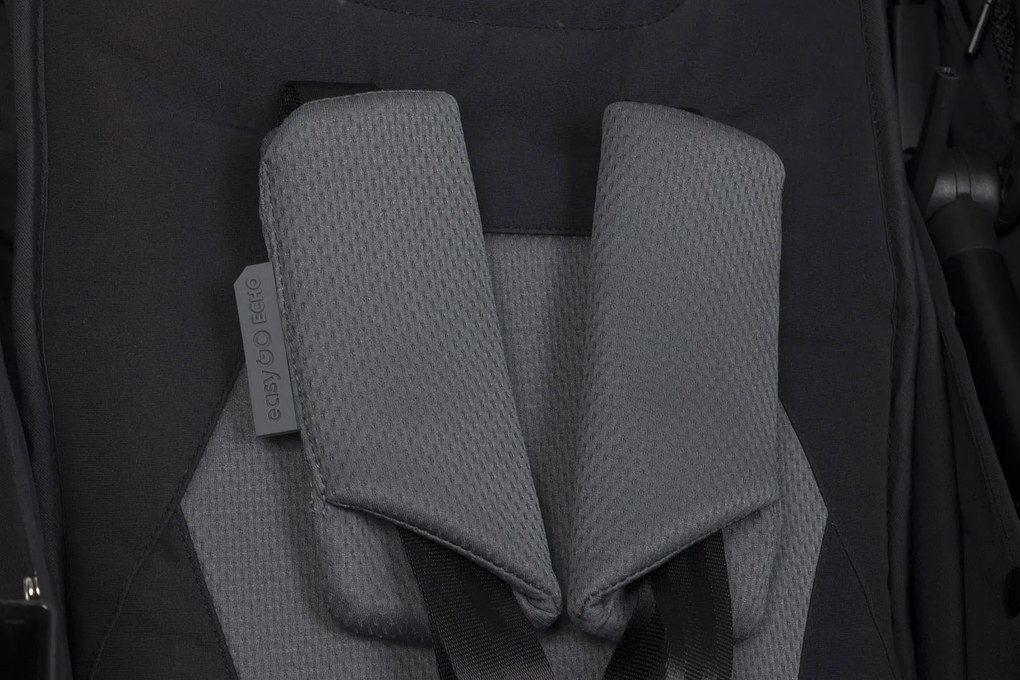 Súrodenecký kočík EasyGo Echo Ebony Black