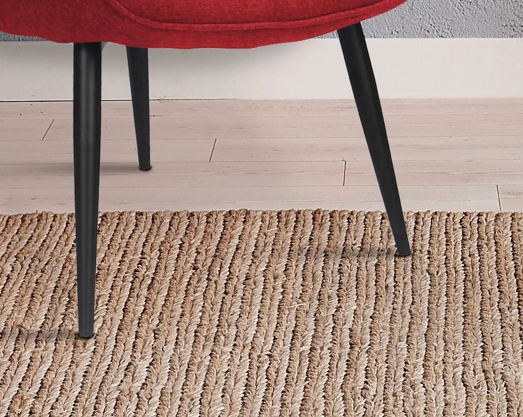 Kreslo Victoria, červená látka