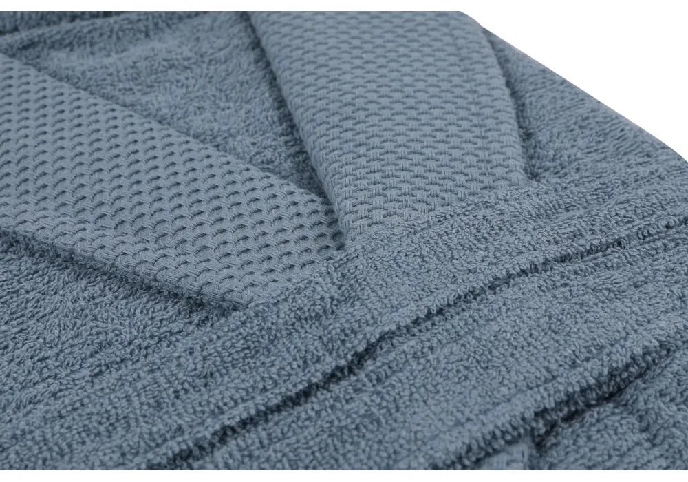 Modrý bavlnený župan veľkosť L Cappa – Foutastic