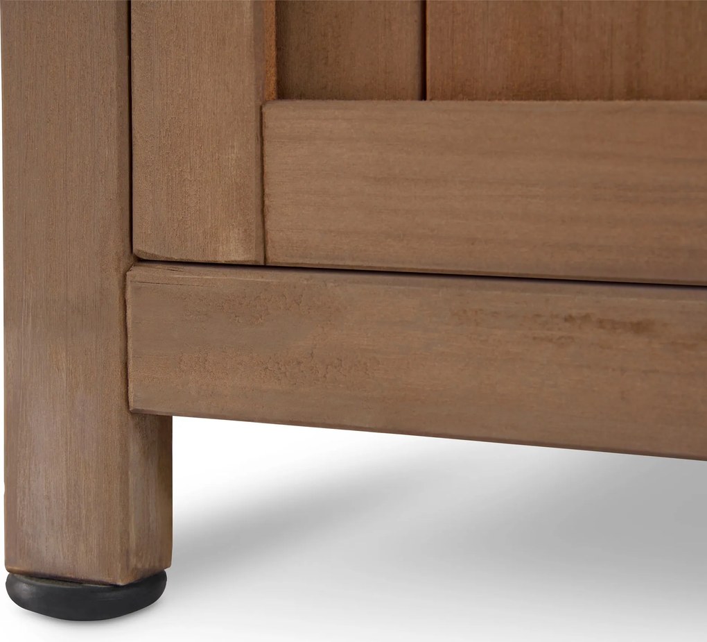 Záhradná skrinka s držiakom na uteráky