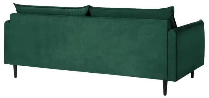 Tmavozelená zamatová pohovka 203 cm Juli – Ropez