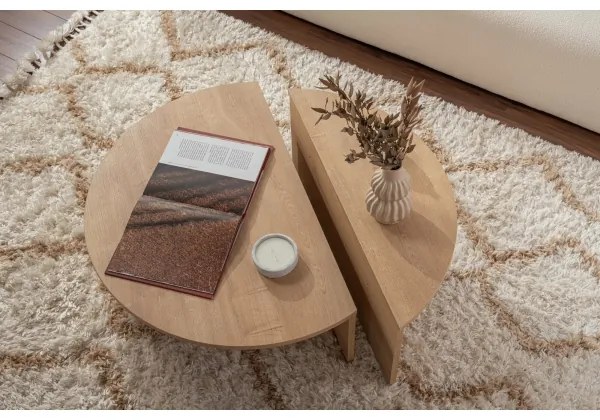 SADA 2x Konferenčný stolík ORION dub