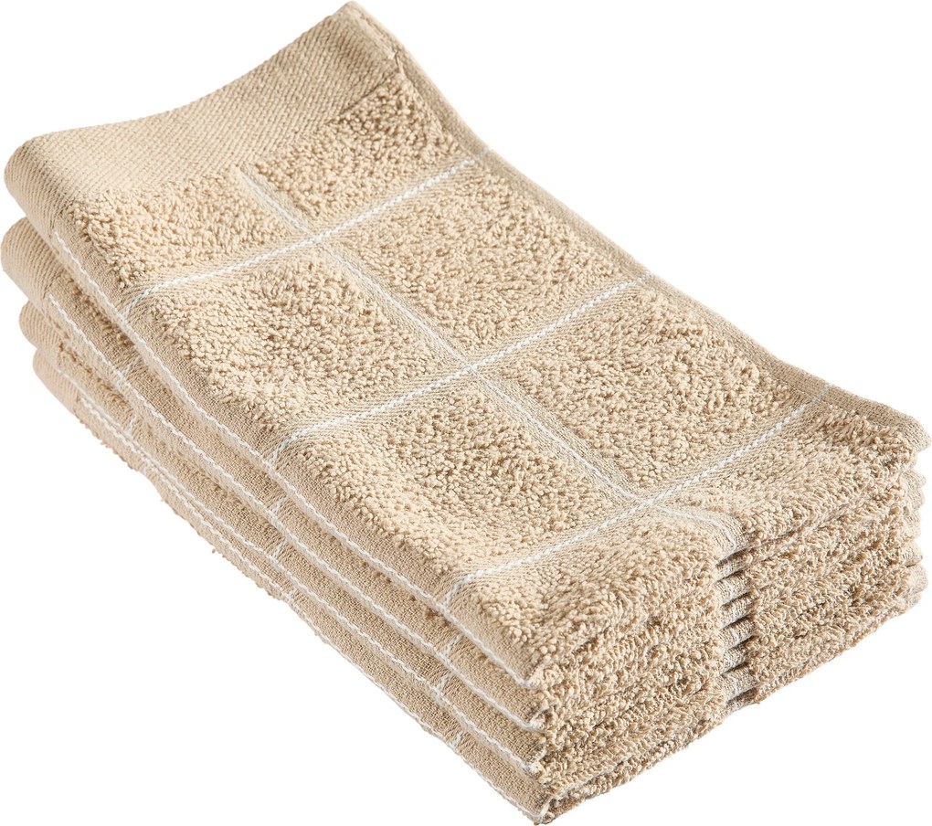 XXXLutz SADA UTERÁKOV PRE HOSTÍ, 30/50 cm, karamelová Esposa - Kúpeľňový textil - 003002000402