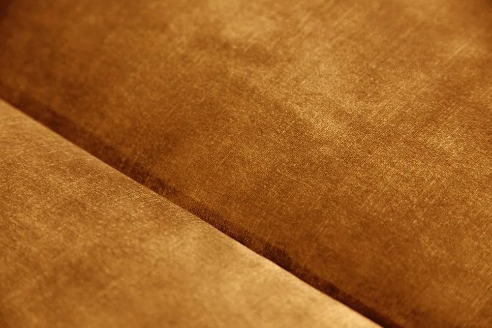 Invicta Interior - Elegantná 3-miestna pohovka Chesterfield MODERN BAROQUE 235 cm horčicovo žltá zamat