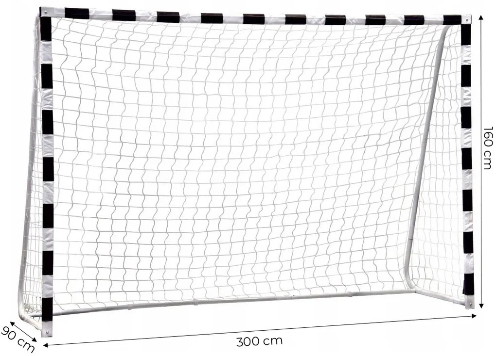 Futbalová bránka so sieťou, 300x160cm, ECOTOYS