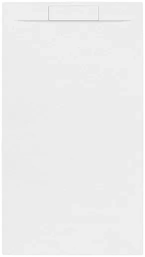 Sprchová vanička obdĺžniková SAT Fusion 100x80 cm liaty mramor Blanco SATFU10080BL