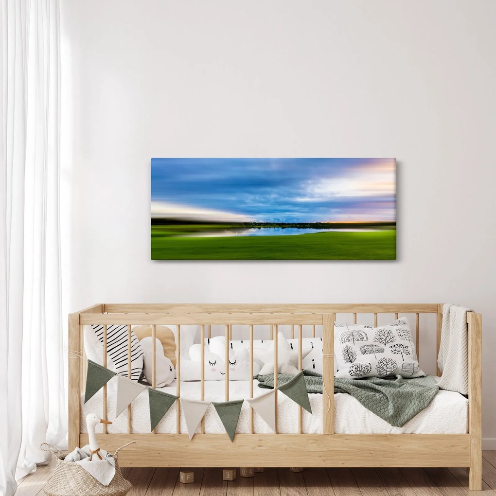 Obraz lúky (120x50 cm)