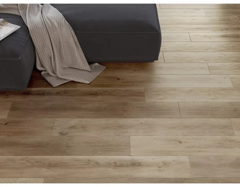 Mexen Spirit Lake, vinylová podlaha 1240x182 mm SPC 6,5 mm, IXPE 1,5 mm, 4-stranná V-drážka, dub, F1001-1240-182-505-4V1-01