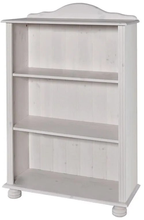 Biela knižnica z borovicového dreva 77x116 cm Ella – Støraa