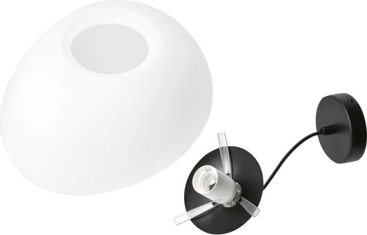 BRILAGI - Luster na lanku PEBBLES 1xE27/40W/230V pr. 25 cm čierna