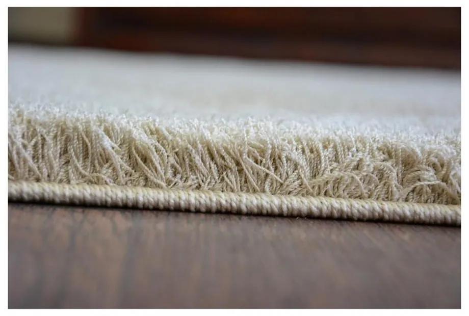 Luxusný kusový koberec Shaggy Azra krémový 180x270cm
