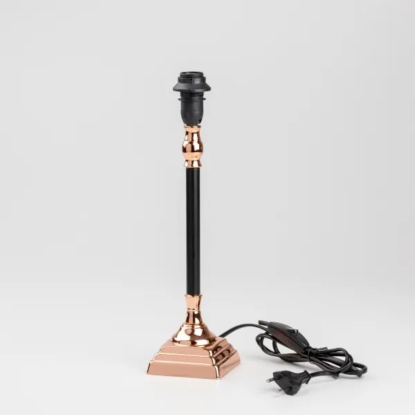 BRILAGI - Stolová lampa CERIA 1xE14/40W/230V pr. 20,5 cm čierna/medená/biela