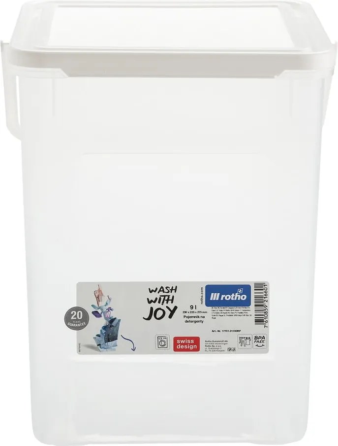 Plastový úložný box s vekom - Rotho