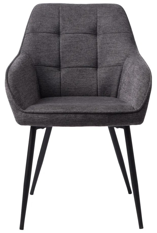 Tmavosivá jedálenská stolička Nolan – Unique Furniture