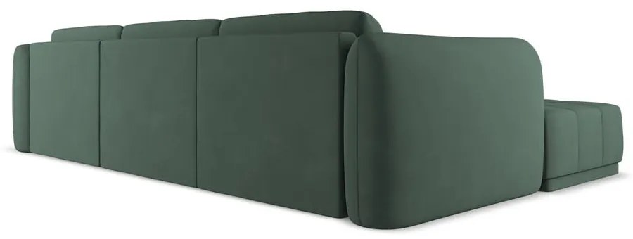 Zelená rohová pohovka (ľavý roh) Hoku – Makamii