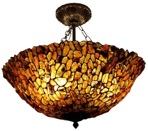 Jantár luster Tiffany 60Ø AMBER