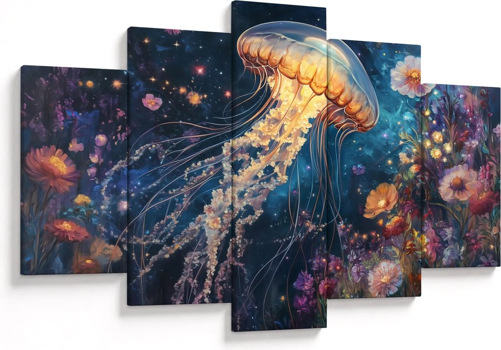 Obraz - Magická medúza (150x105 cm)