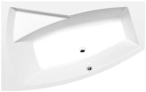 Polysan Evia asymetrická vaňa 170x100 cm akrylát ľavá 21611
