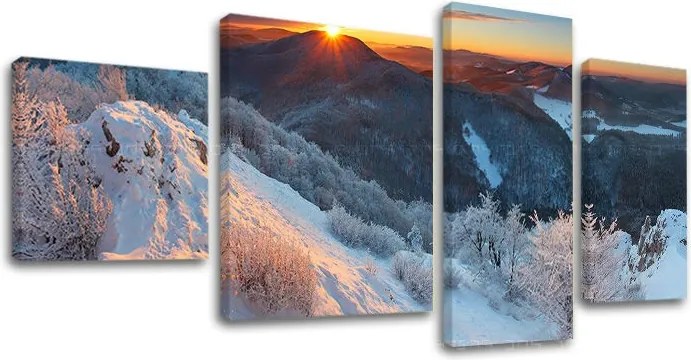 Obraz na plátne 4 dielny SLOVENSKO SK007E40