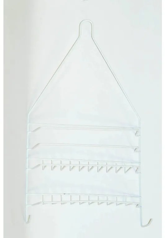 Polička 2-dielna biela s dvomi