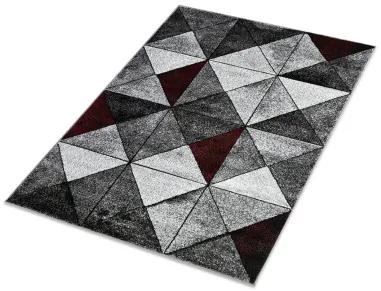 Koberce Breno Kusový koberec ALORA A1045 Red, sivá, viacfarebná,120 x 170 cm