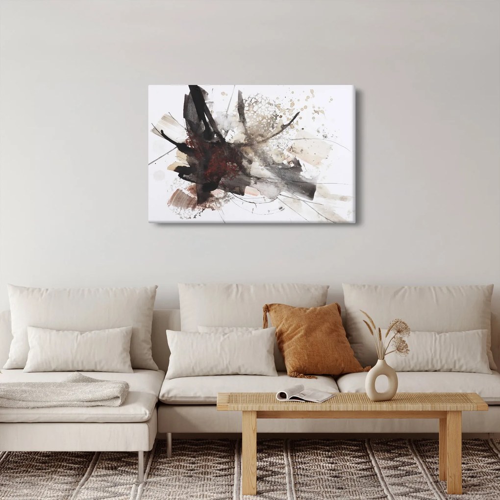 Obraz abstraktné maľby (90x60 cm)