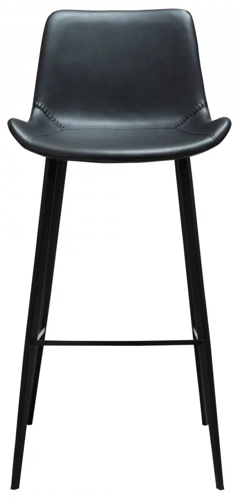 HYPE ČALÚNENÁ BAROVÁ STOLIČKA black faux/black