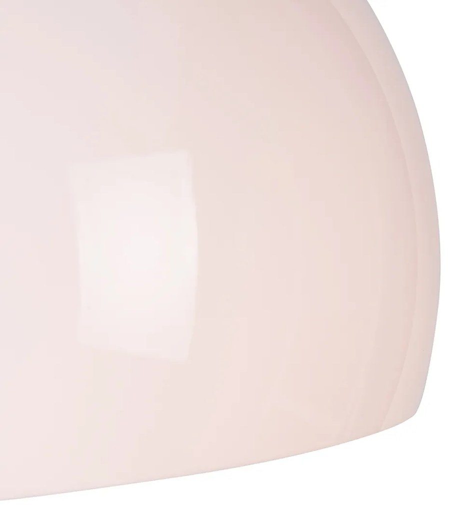 Inteligentná oblúková lampa chrómová s bielym tienidlom vrátane Wifi A60 - Arc Basic