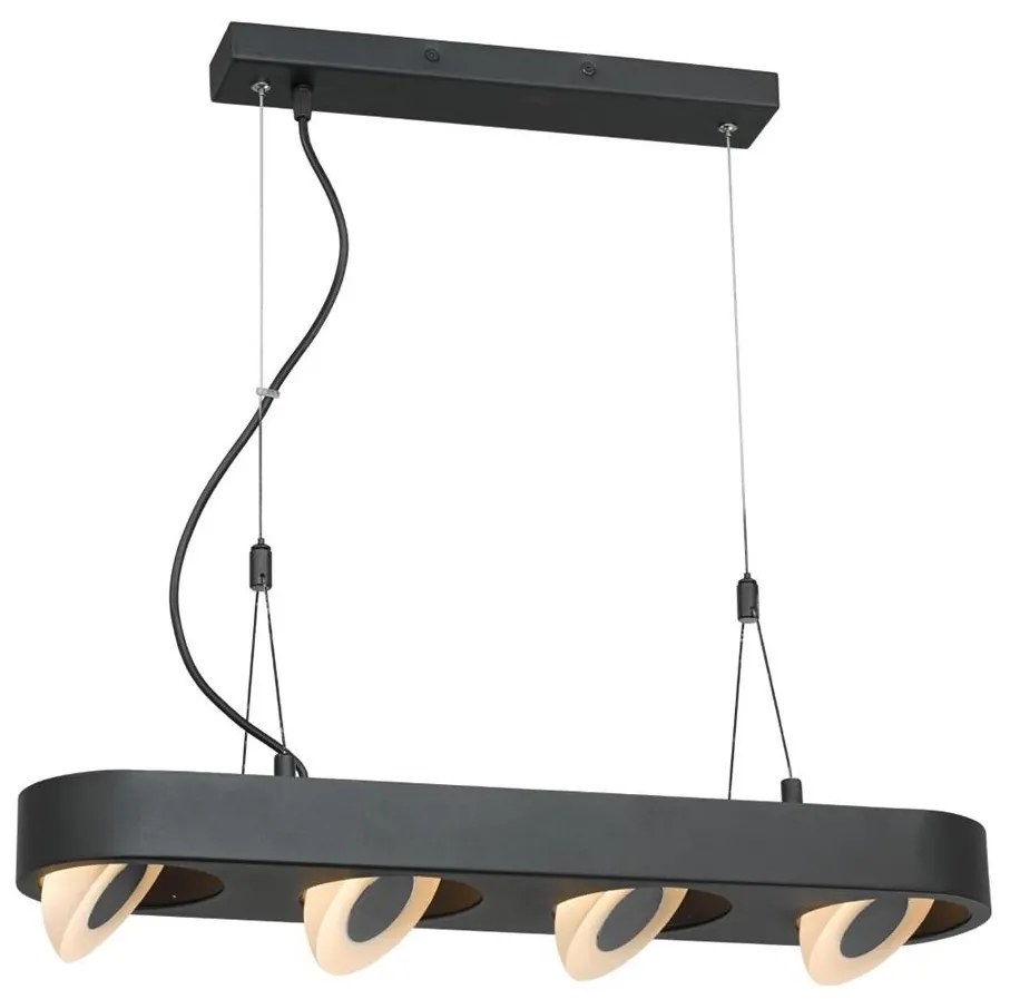 LED Luster na lanku PRIMO 4xLED/40W/230V