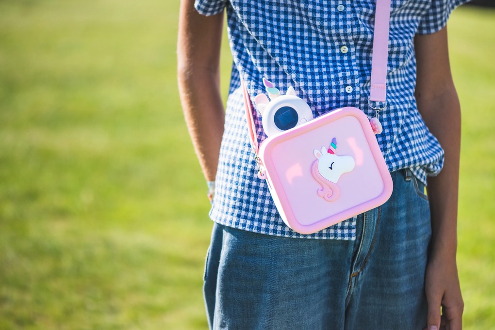 Silikónový obal na fotoaparáty Zoo Family - jednorožec