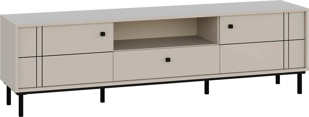 XXXLutz NÍZKA KOMODA, kašmírová, 170/49,2/37 cm Carryhome - Online Only drobný nábytok - 000017004413