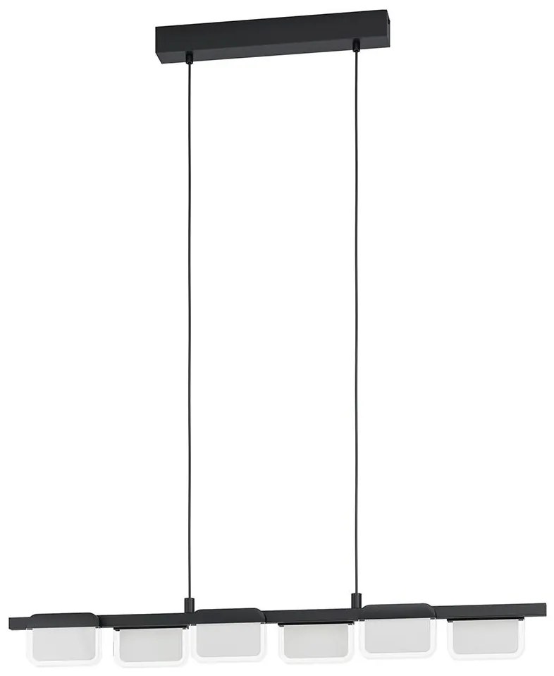 Eglo 98876 - LED Stmievateľný luster na lanku ERVIDEL 6xLED/4,5W/230V