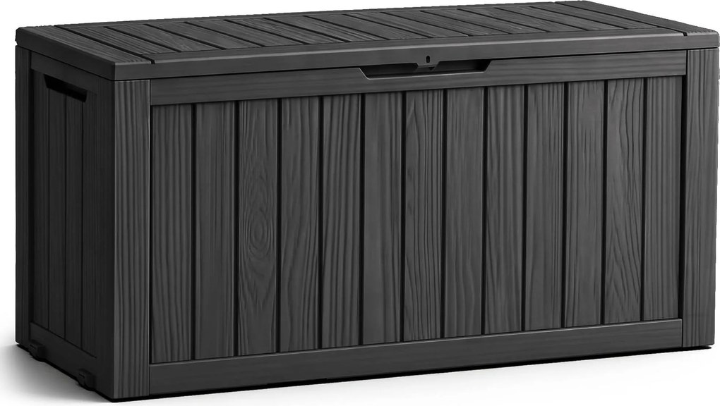 Záhradný úložný box Ezra 272 L čierny
