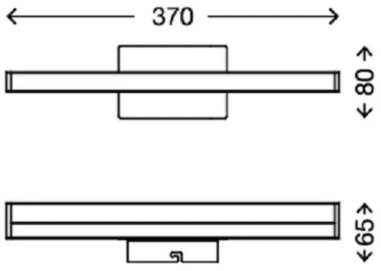 Briloner 2206-018 - LED Kúpeľňové osvetlenie zrkadla SPLASH LED/6W/230V IP23