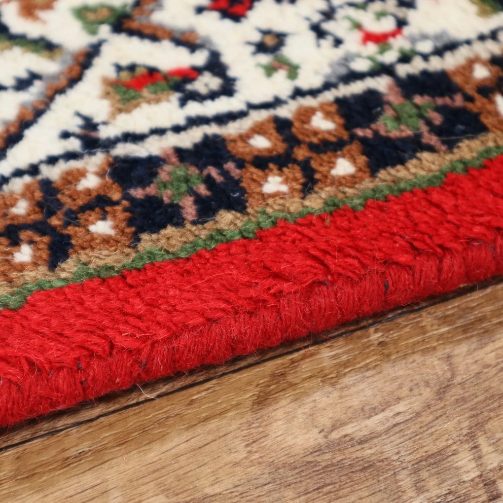 Asra, Kusový ručne tkaný koberec Mir red, 120x180, červená, obývacia izba