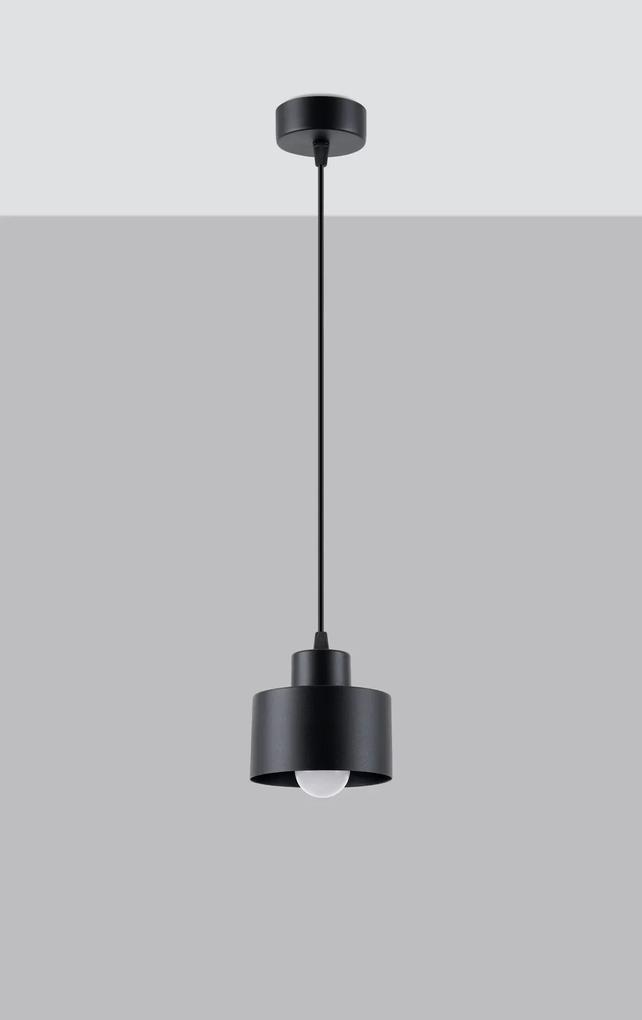 Závesné svietidlo Savar 1, 1x čierne kovové tienidlo