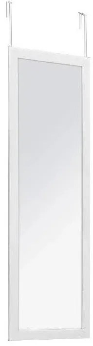 5five - Závesné zrkadlo na dvere CLASSIQUE 110x36 cm biele