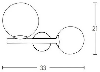 Zambelis 1995 - Nástenné svietidlo 1xG9/7W + 1xE14/15W/230V zlatá