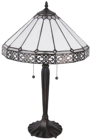 Lampa Tiffany stolová BEIGE 40*53