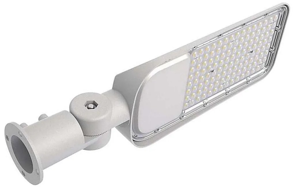 LED pouličná lampa so súmrakovým senzorom LED/100W/230V 6500K IP65 sivá