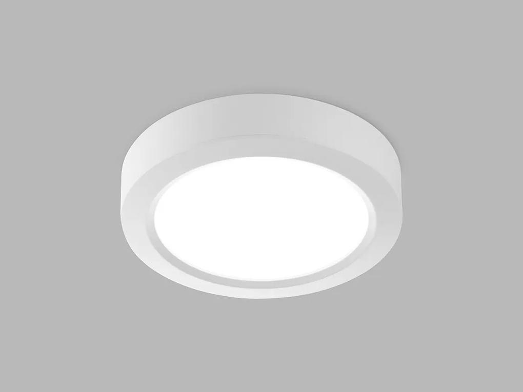 LED2 Zápustné stropné LED osvetlenie EASY, 12W, teplá biela, okrúhle, biele