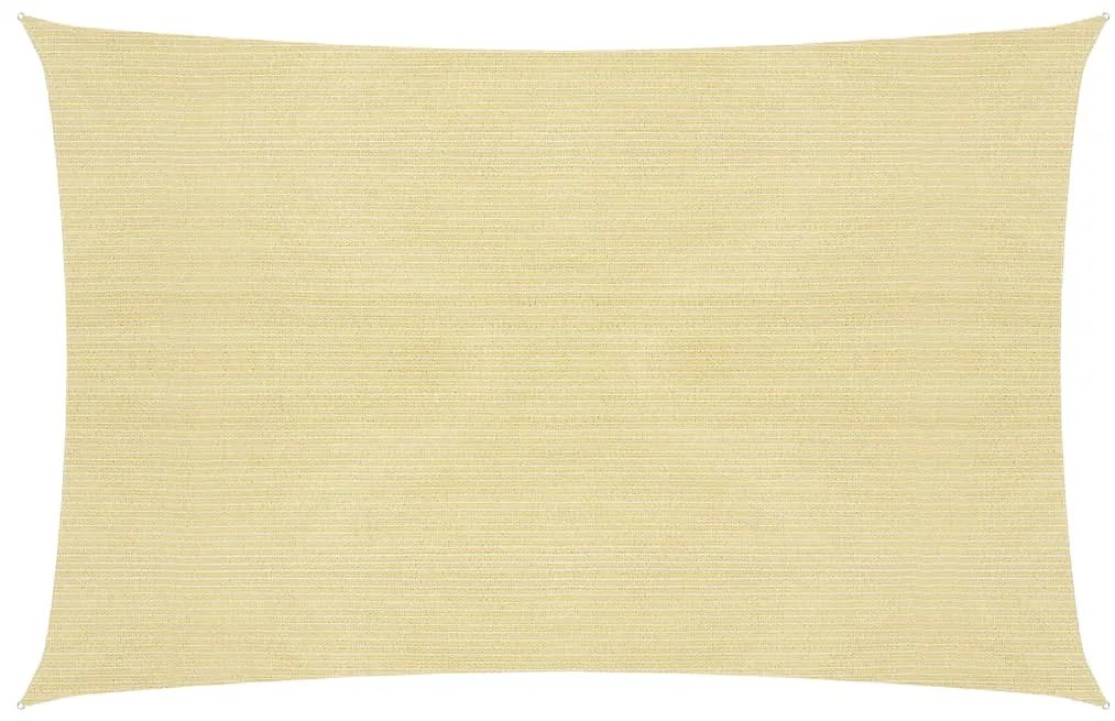 vidaXL Tieniaca plachta 160 g/m², béžová 5x8 m, HDPE
