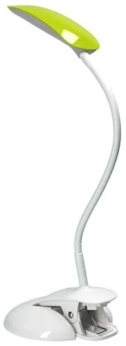 Stolná lampička FLAT s podstavcom i clipom - LED 5W - 4000K