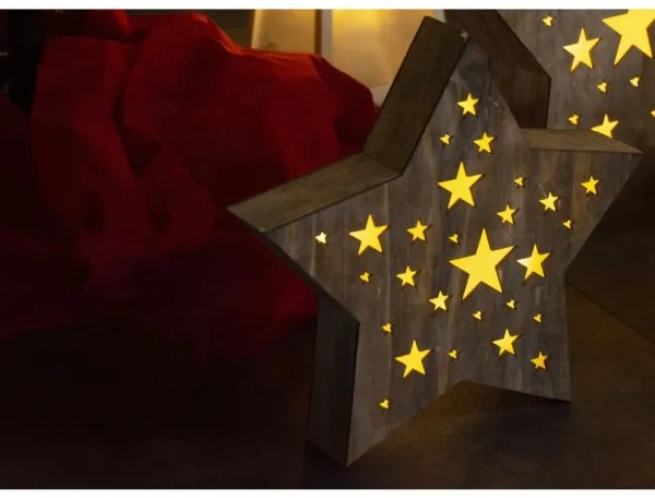 Retlux - LED Vianočná dekorácia LED/2xAAA hviezda
