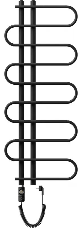 Mexen Kiso, elektrické vykurovacie teleso 1200 x 500 mm, 300 W, čierna, W114-1250-500-2300-70