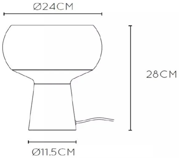 Lucide 05540/01/33 - Stolná lampa FARRIS 1xE27/25W/230V zelená