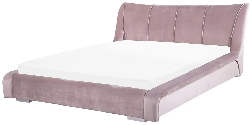 Manželská vodná posteľ 160 cm Nanty (ružová). Vlastná spoľahlivá doprava až k Vám domov. 1081628