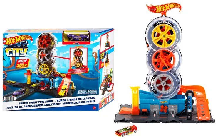 Hot Wheels City Obchod s pneumatikami  (100366545)