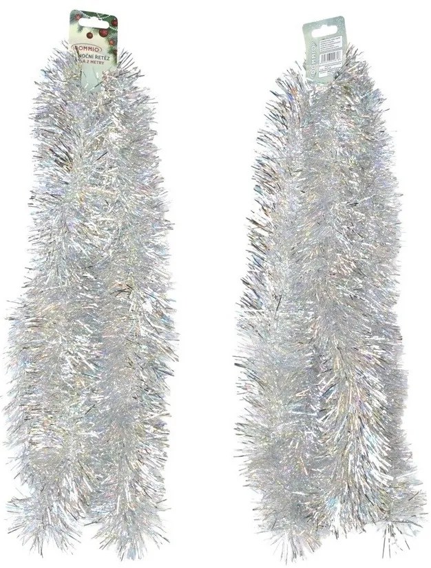 Bohatá vianočná reťaz s laser efektom Shiny, 2 m, SADA 2 KS